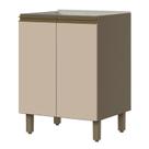 Balcão 02 Portas 60 cm Connect Duna/Cristal Balcão 02 Portas 60 cm Connect Duna/Cristal