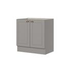 Balcão 02 Portas 80 cm Americana Cinza Balcão 02 Portas 80 cm Americana Cinza
