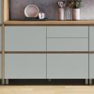Balcão 1 Porta Basculante 4 Gavetas 120cm 100% MDF Rainha Nesher