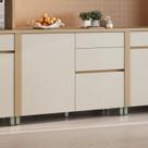 Balcão 1 Portas 3 Gaveta 120cm 100% Mdf Condessa