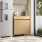 Balcao 2 Portas 1 Gaveta 80cm Simone Mendes 100% Mdf