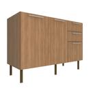 Balcão 2 Portas 3 Gavetas sem Tampo CZ3100 Tecno Mobili