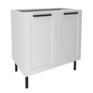Balcão 2 Portas sem Tampo em MDF CZ3301 Tecno Mobili Balcão 2 Portas sem Tampo em MDF CZ3301 Tecno Mobili