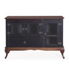 Balcão 3 Portas 1 Gaveta D125 Preto