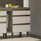 Balcão 60cm 3 Gavetas com Tampo 100% MDF Aurora Espresso Móveis