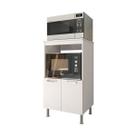 Balcão 65cm Multiuso Forno e Microondas 2 Portas Cozinha Balcão 65cm Multiuso Forno e Microondas 2 Portas Cozinha