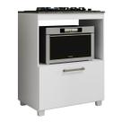 Balcão 75cm para cooktop 4 e 5 bocas multiuso cozinha Branco Balcão 75cm para cooktop 4 e 5 bocas multiuso cozinha Branco