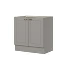 Balcão 80cm com Rodapé 2 Portas Sophia Henn