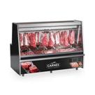 Balcão Açougue 2,00m Refrigerado Preto Tendal Duplo Preto GATS-200 PR Gelopar