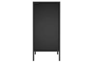 Balcão Alto Multiúso Itatiaia Smart - 1 Porta - Preto Matte