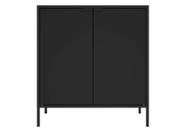 Balcão Alto Multiúso Itatiaia Smart - 2 Portas - Preto Matte Balcão Alto Multiúso Itatiaia Smart - 2 Portas - Preto Matte