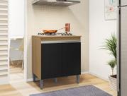 Balcão Andreia Multiuso para Cooktop 4 Ou 5 Bocas Ajl Móveis Balcão Andreia Multiuso para Cooktop 4 Ou 5 Bocas Ajl Móveis