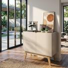 Balcão Aparador Moderno 2 portas 90cm TecnoMóbili