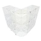 Balcão Aramado Raio em L Branco - 0,90 X 0,90 X 1,00 X 0,30