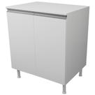 Balcão Armario Com Tampo E Prateleira 2 Portas 60cm 100 Mdf Balcão Armario Com Tampo E Prateleira 2 Portas 60cm 100 Mdf
