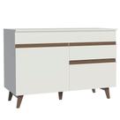 Balcão Armário de Cozinha de Pia 2 Portas e 1 Gaveta Branco Reims Madesa Balcão Armário de Cozinha de Pia 2 Portas e 1 Gaveta Branco Reims Madesa