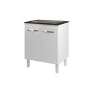 Balcão Armário De Cozinha Fran Para Fogão Cooktop 4 Bocas Mobília Decor Branco Balcão Armário De Cozinha Fran Para Fogão Cooktop 4 Bocas Mobília Decor Branco