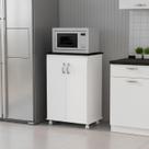 Balcão Armário Microondas Multiuso 2 Portas Para Cozinha