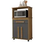Balcão Armário Multiúso para forno ou micro-ondas Toronto RV Móveis Cinamomo Grafite