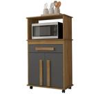 Balcão Armário Multiúso para forno ou micro-ondas Toronto RV Móveis Cinamomo Grafite