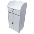 Balcão Box Caixa Multiuso Pequeno Para Loja Com Gaveta E Porta Branco Branco