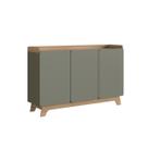 Balcão Buffet 3 Portas 150cm John - Verde