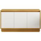 Balcao Buffet 3 Portas 160 Cm Bb2610 Natural Off White