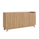 Balcão Buffet 4 Portas 200cm John - Natural