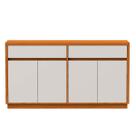 Balcão Buffet 4 Portas e 2 Gavetas de 150cm em MDF Lorient Ype - Off White - ÉdeCasaMóveis