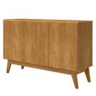 Balcao Buffet Ares 3 Portas 122 cm Nature Tebar