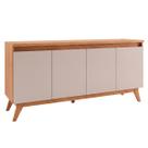Balcão Buffet Flip 4 Portas Off White - Viero Moveis