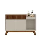 Balcão Buffet Lucca Freijó/Off White Linea Balcão Buffet Lucca Freijó/Off White Linea
