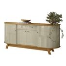 Balcão Buffet Sala de Jantar 183cm Mônica Z10 Cumaru/Opala - Mpozenato