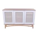 Balcão Buffet Veneza 3 Portas Ratan e 1 Gaveta - Tommy Design