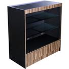 Balcão Caixa 100cm Vitrine 1811 Cristal Aço Balcão Caixa 100cm Vitrine 1811 Cristal Aço