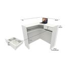 Balcão Caixa L Mdf (lojas, Valet, Mercados, Aviários)