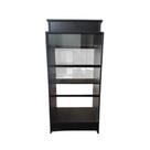 Balcão Caixa Vitrine Lojas E Comércios 100% Mdf Preto Desmontado - Suprema Móveis