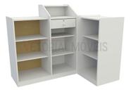 Balcão Caixa Vitrine Modular M1 Fechado