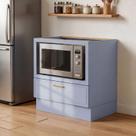 Balcão com Nicho para Forno sem Tampo Marselha CabeCasa MadeiraOriginals Azul/Sereno Balcão com Nicho para Forno sem Tampo Marselha CabeCasa MadeiraOriginals Azul/Sereno