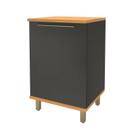 Balcão com Tampo 60cm 1 Porta para Cozinha Modulada Madri Balcão com Tampo 60cm 1 Porta para Cozinha Modulada Madri