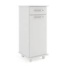Balcão Compacto e Versátil Viena Home 1 Porta 1 Gaveta Fundo em MDF
