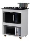 Balcão Compacto para Cooktop com Tampo Ideal para Cozinhas Pequenas