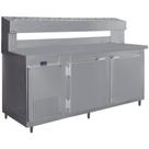Balcão Condimentadora 1,90m RF-041 Frilux - Aquecimento nas Portas + Assoalho em Inox e Capacidade 11 GN 1/6