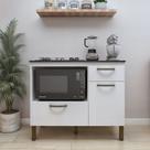 Balcão Cooktop 2 Portas 1 Gaveta Teresina