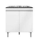Balcão Cooktop Andréia Branco - AJL Balcão Cooktop Andréia Branco - AJL