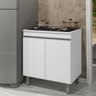 Balcão Cooktop Clara 80cm 2 Portas Para Cozinha