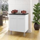 Balcão Cooktop Jade 75cm 2 Portas Pés com Regulagem Balcão Cooktop Jade 75cm 2 Portas Pés com Regulagem