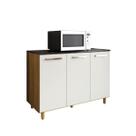 Balcão Cozinha Gabinete Buffet Multiuso Compacta Resistente Versátil Moderna Casa Organizador Utensílios Prático Decoração