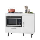 Balcão Cozinha para Cooktop Alecrim com 1 Porta e 1 Gaveta Balcão Cozinha para Cooktop Alecrim com 1 Porta e 1 Gaveta