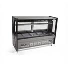 Balcão de Açougue 1,75M Polar Preto Standard Platinum PECS 220v